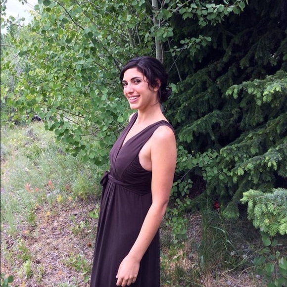 Bra Tops brown midi dress - Picture 2 of 5